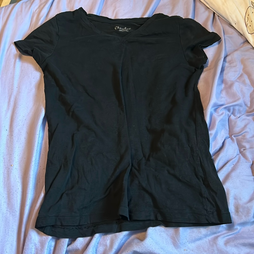 Plain black shirt